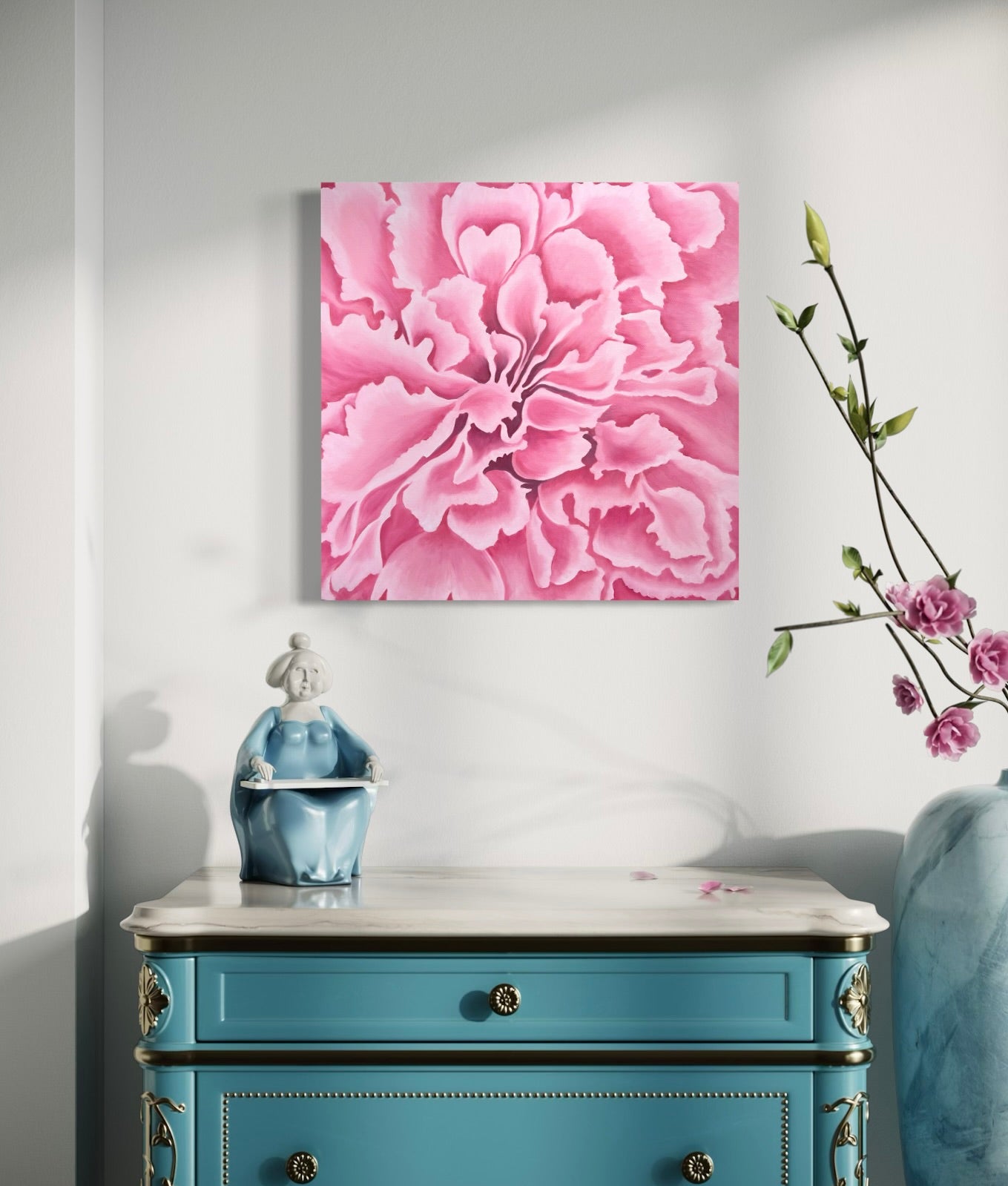 Radiant Bloom: PRINT on Gallery Wrapped Canvas