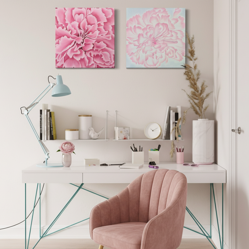 Curated Collection: Pink Carnation Duo PRINTS