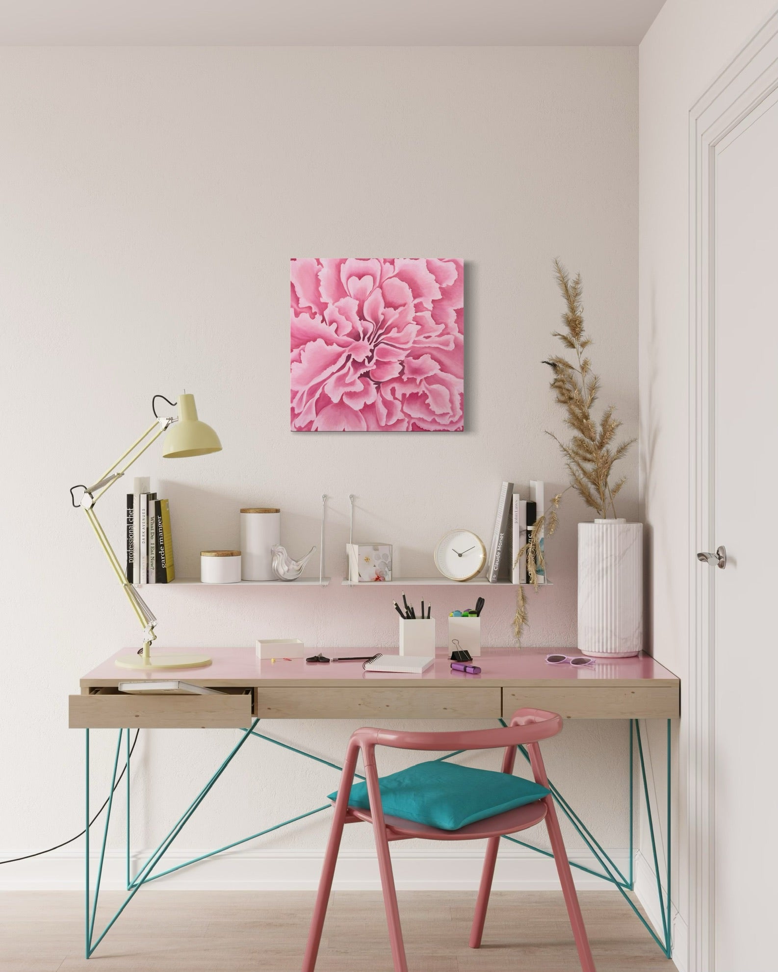 Radiant Bloom: PRINT on Gallery Wrapped Canvas