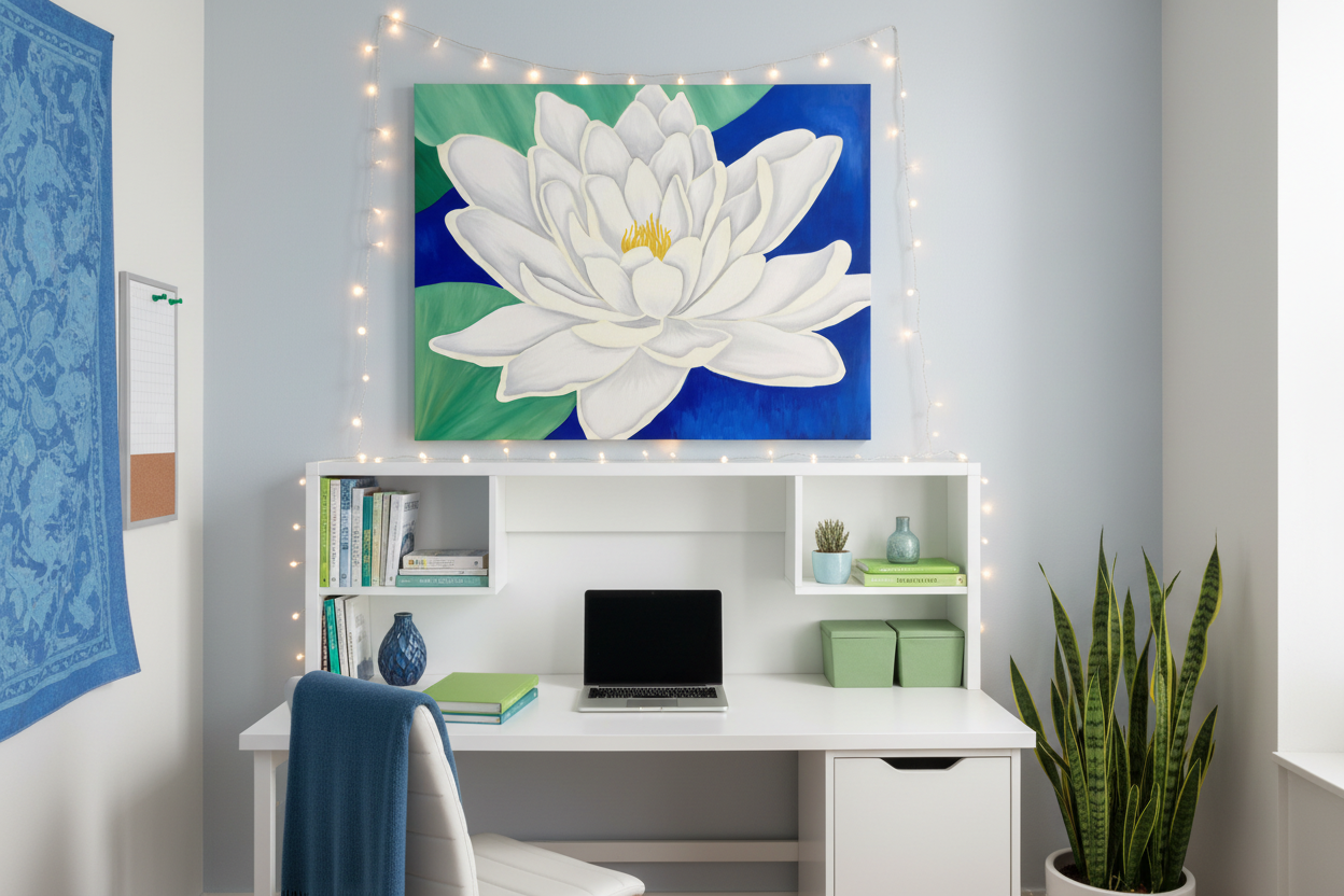 Water Lily #2: PRINT on Gallery Wrapped Canvas