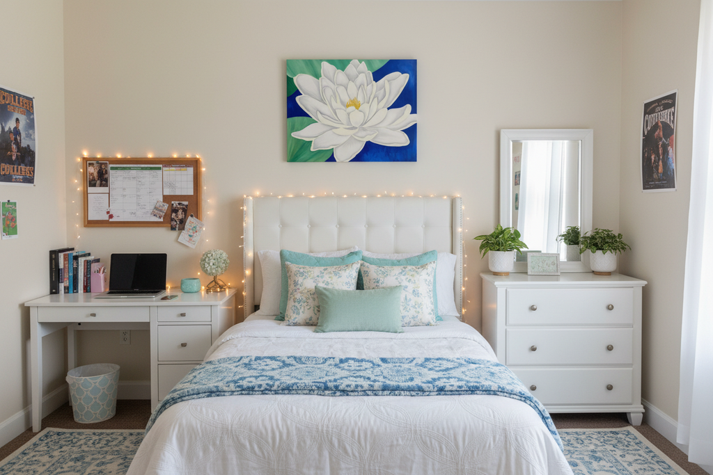 Water Lily #2: Dorm Decor Wall Art Print on Gallery Wrapped Canvas