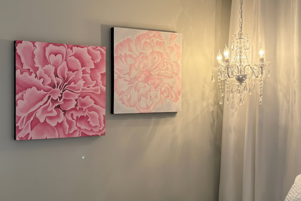 Tender Bloom: ORIGINAL Oil Painting on Gallery Wrapped Canvas