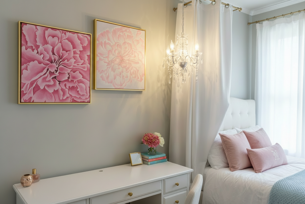 Tender Bloom: ORIGINAL Oil Painting on Gallery Wrapped Canvas