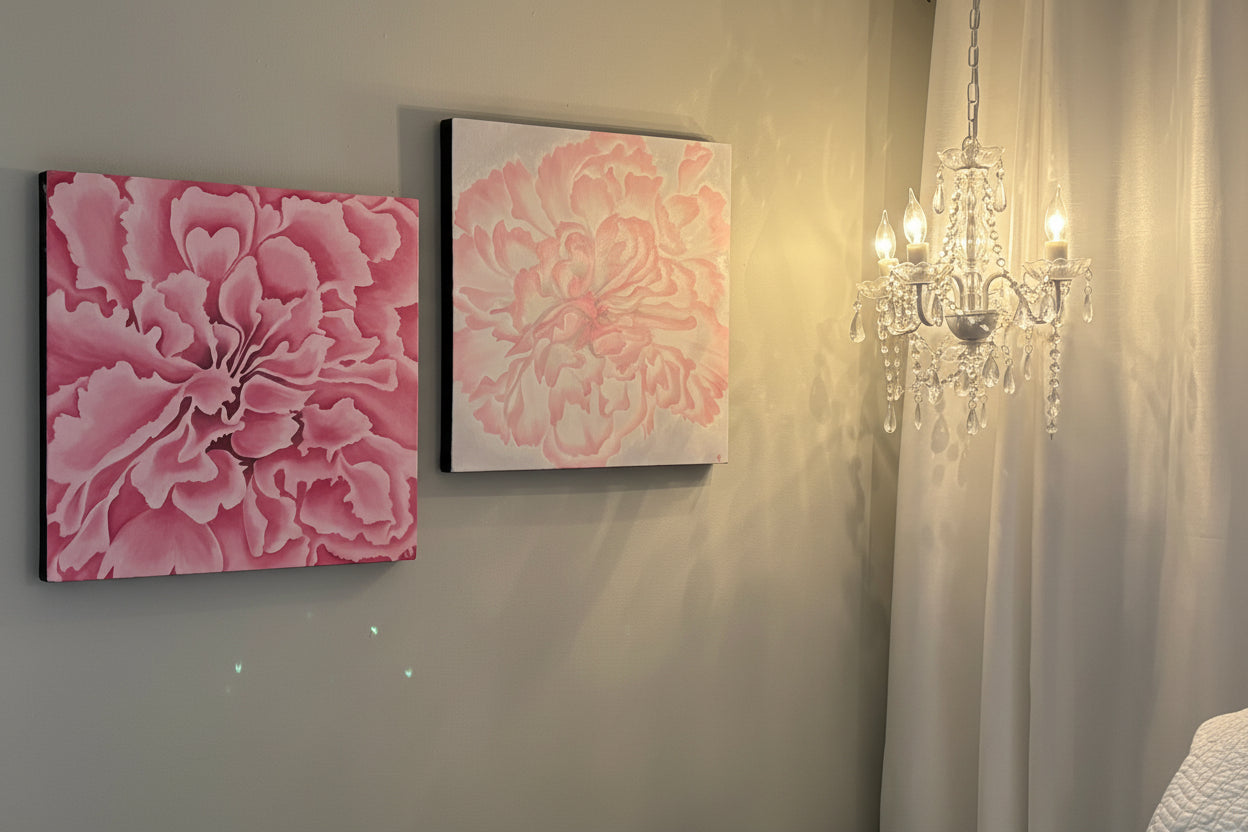 Radiant Bloom: ORIGINAL Oil Painting on Gallery Wrapped Canvas