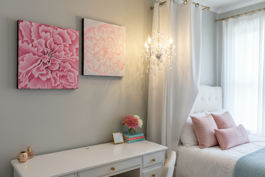 Tender Bloom: ORIGINAL Oil Painting on Gallery Wrapped Canvas