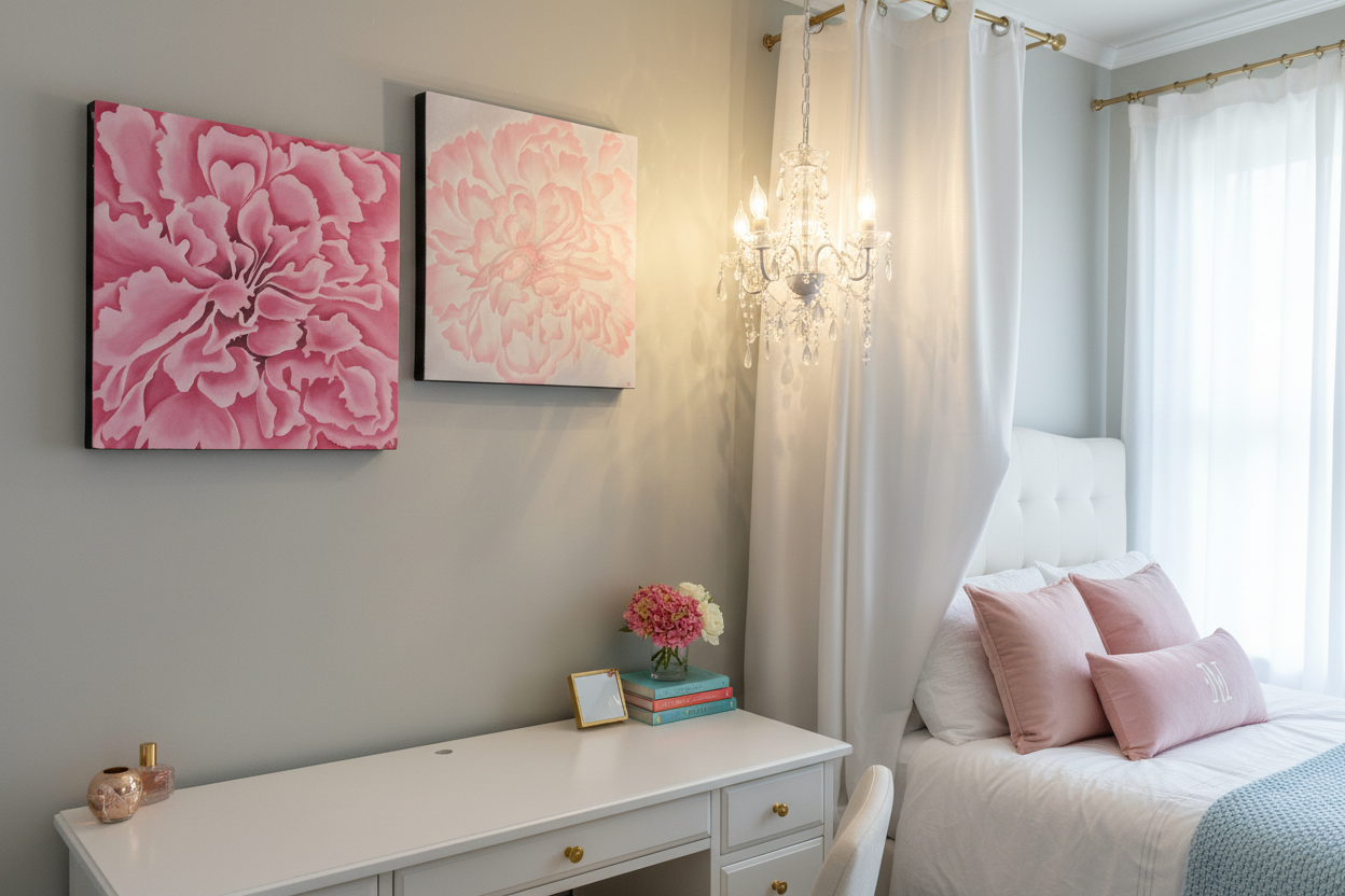 Radiant Bloom: ORIGINAL Oil Painting on Gallery Wrapped Canvas