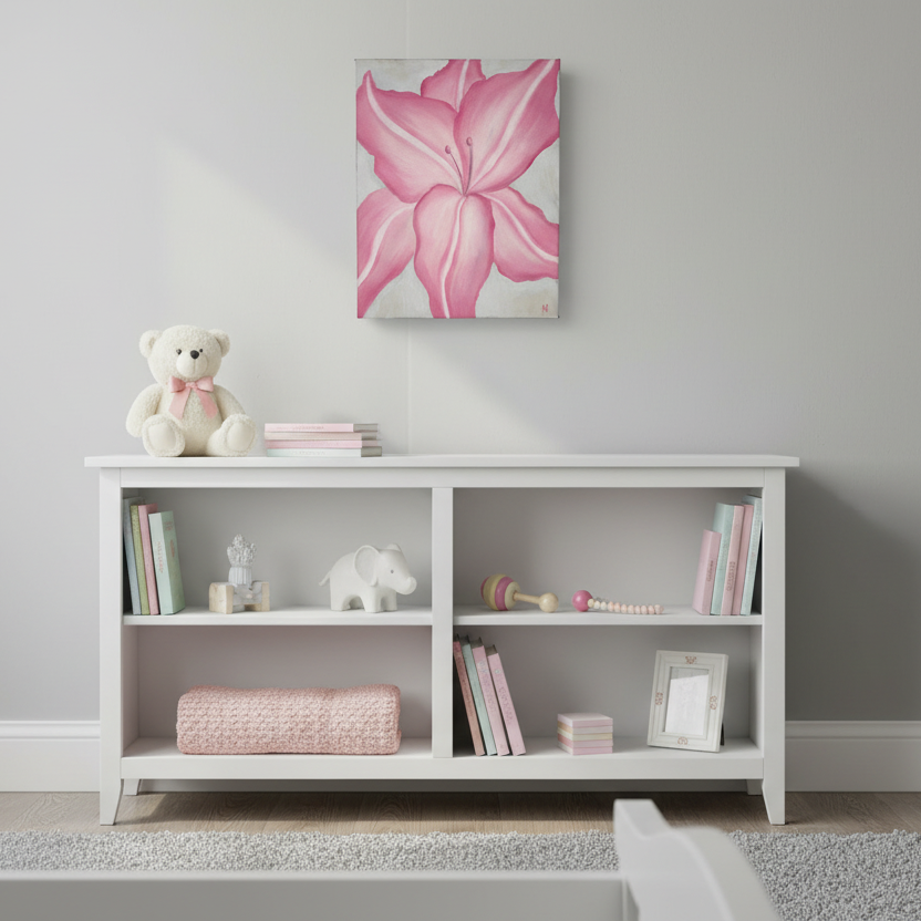 Blush Bloom PRINT on Gallery Wrapped Canvas