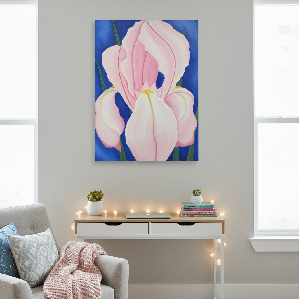 Strength in Bloom: Dorm Decor Wall Art PRINT on Gallery Wrapped Canvas
