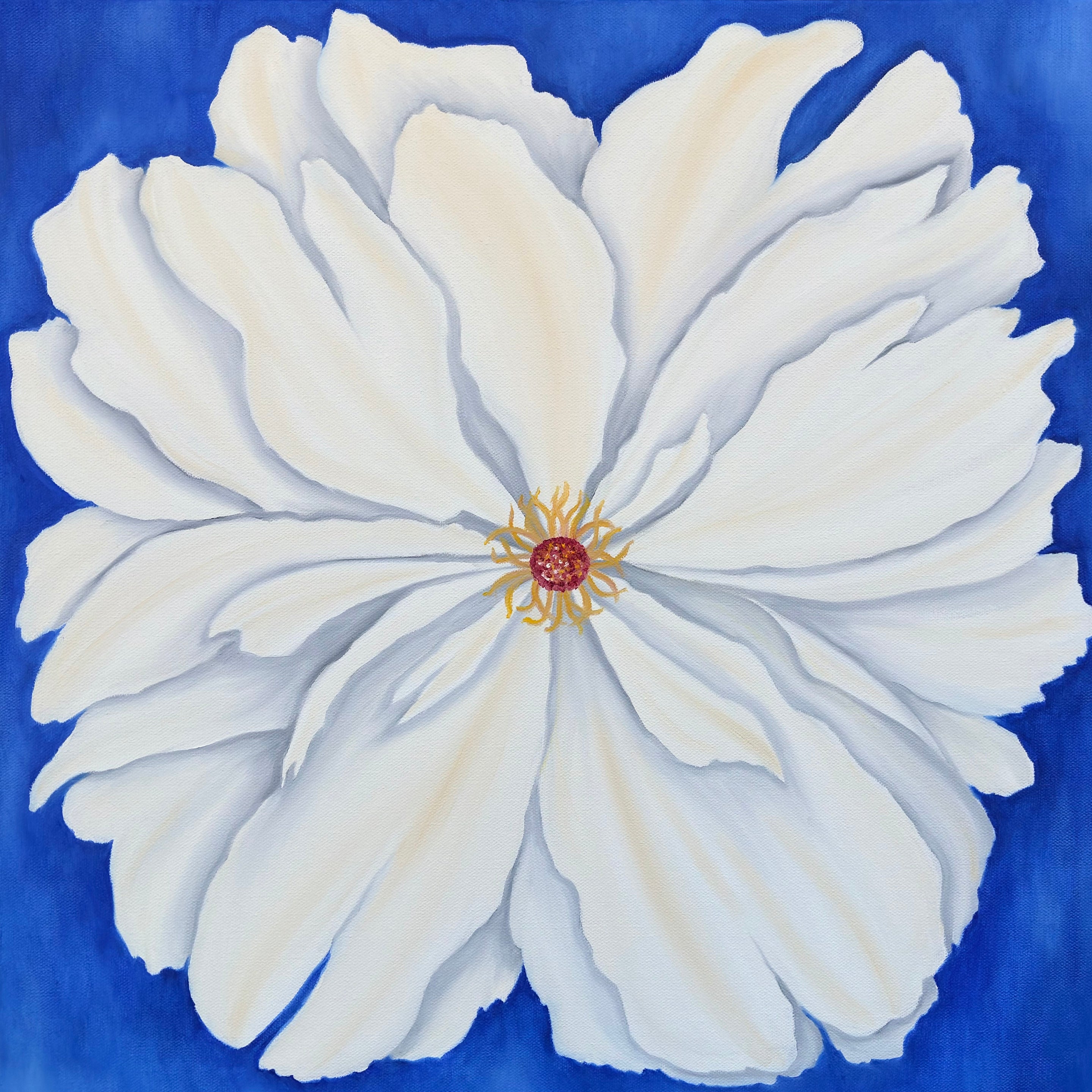 White Fire: ORIGINAL Oil Painting on Gallery Wrapped Canvas