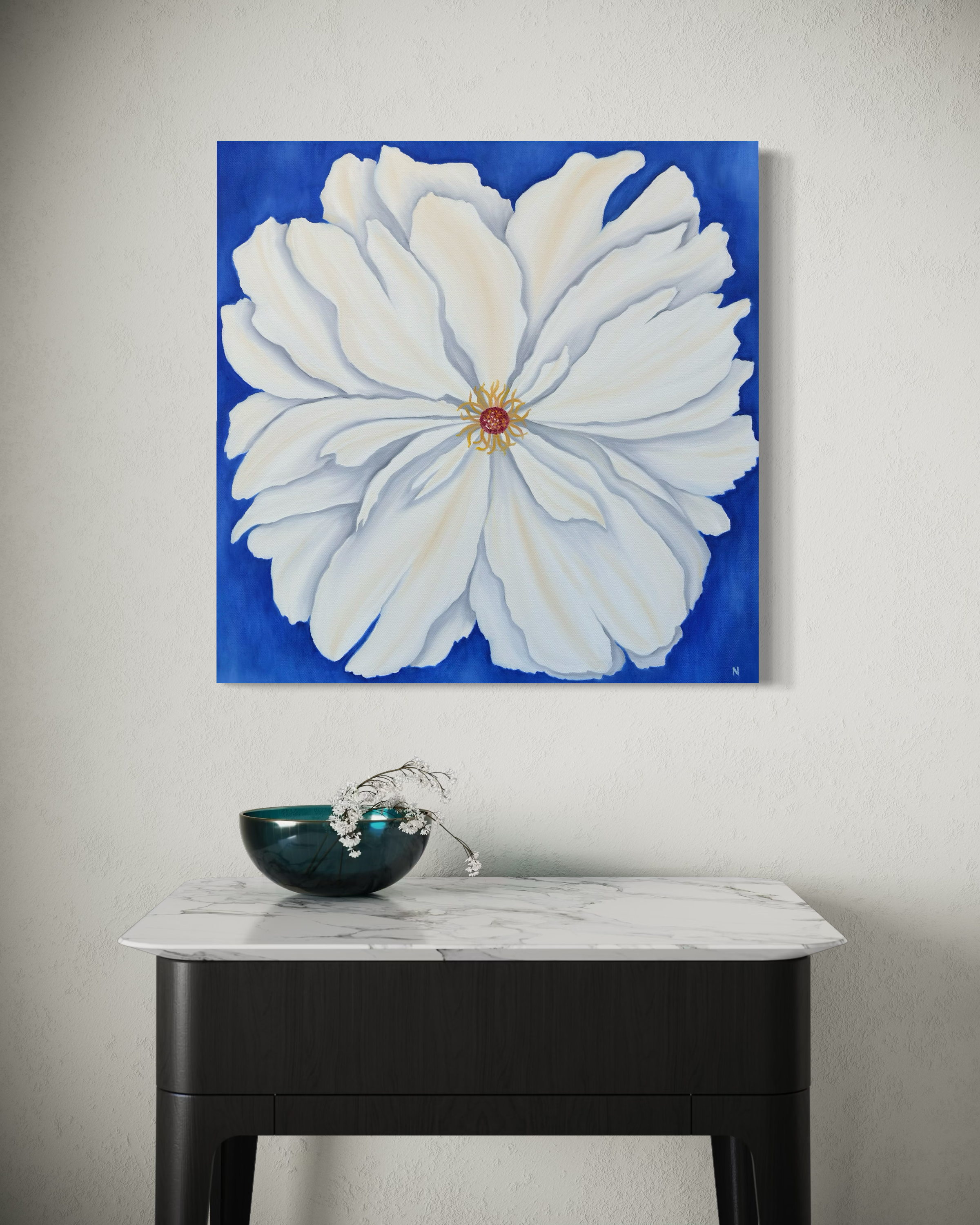 White Fire: PRINT on Gallery Wrapped Canvas