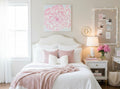 Tender Bloom: Dorm Decor Wall Art Print on Gallery Wrapped Canvas