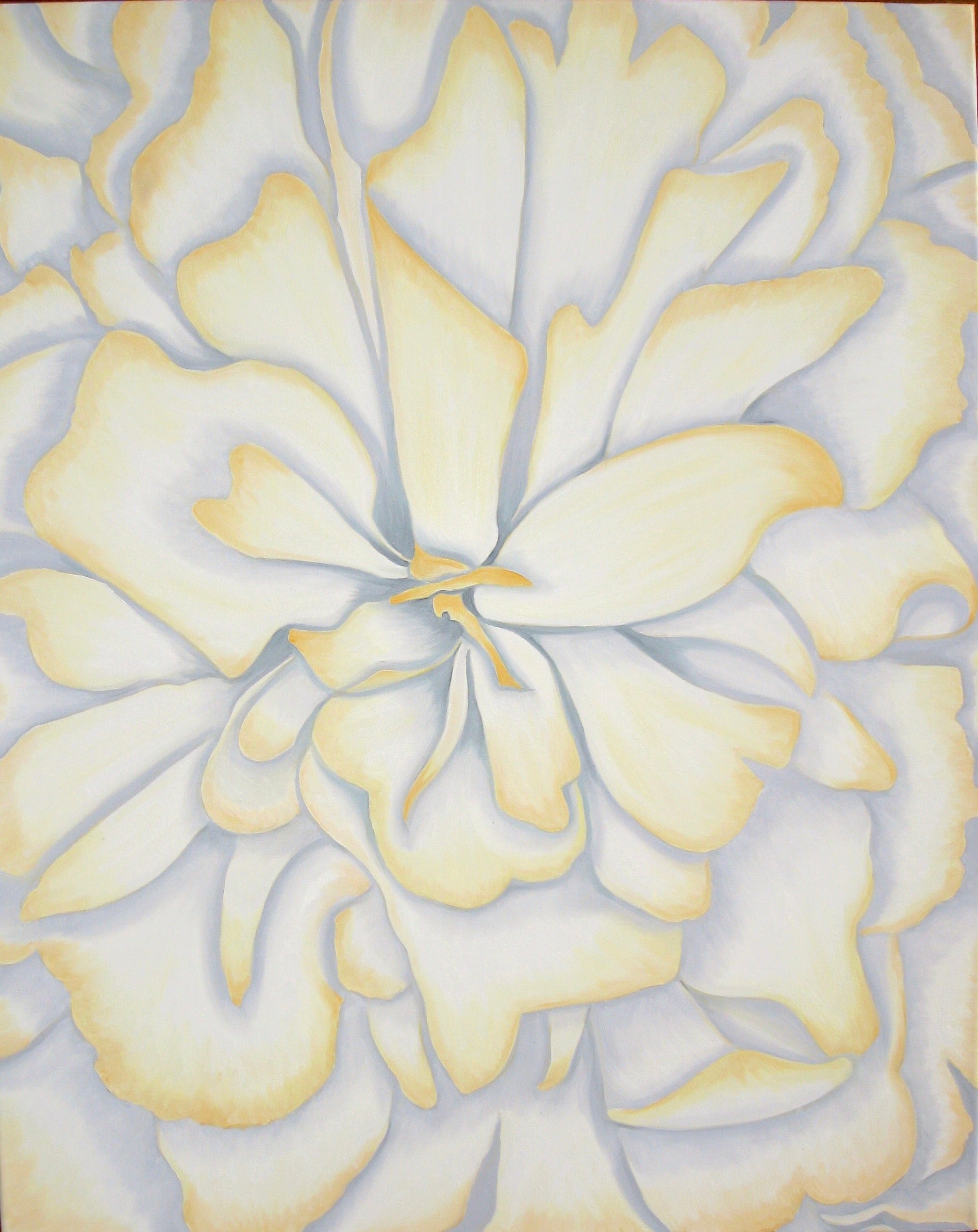 Peony: ORIGINAL Oil Painting on Gallery Wrapped Canvas