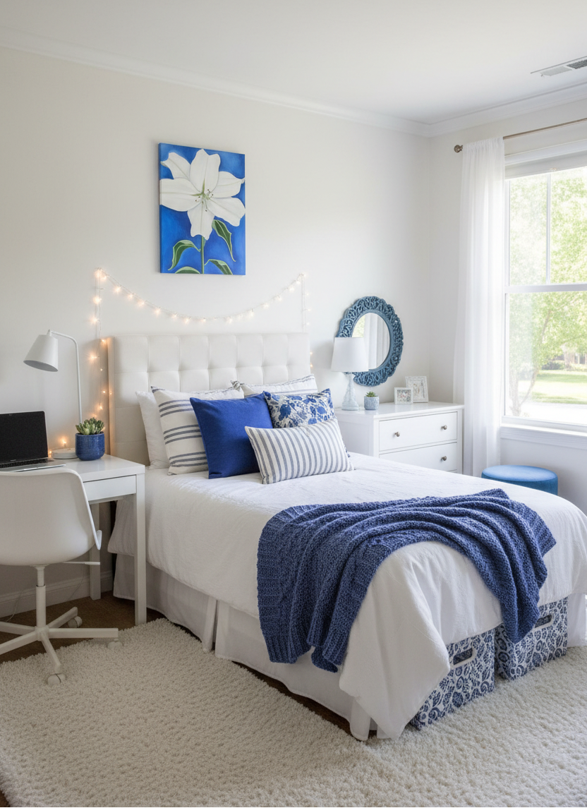 Stillness: Dorm Decor Wall Art Print on Gallery Wrapped Canvas