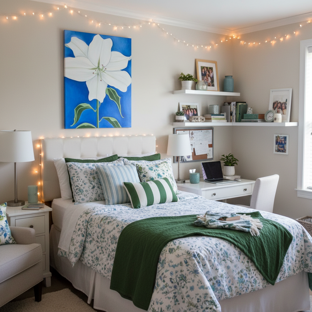 Stillness: Dorm Decor Wall Art Print on Gallery Wrapped Canvas