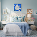 Lily on Blue: PRINT on Gallery Wrapped Canvas