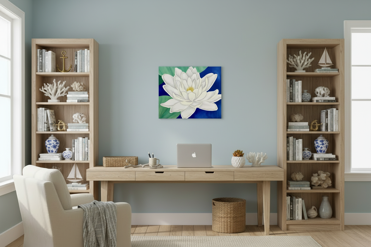 Water Lily #2: PRINT on Gallery Wrapped Canvas